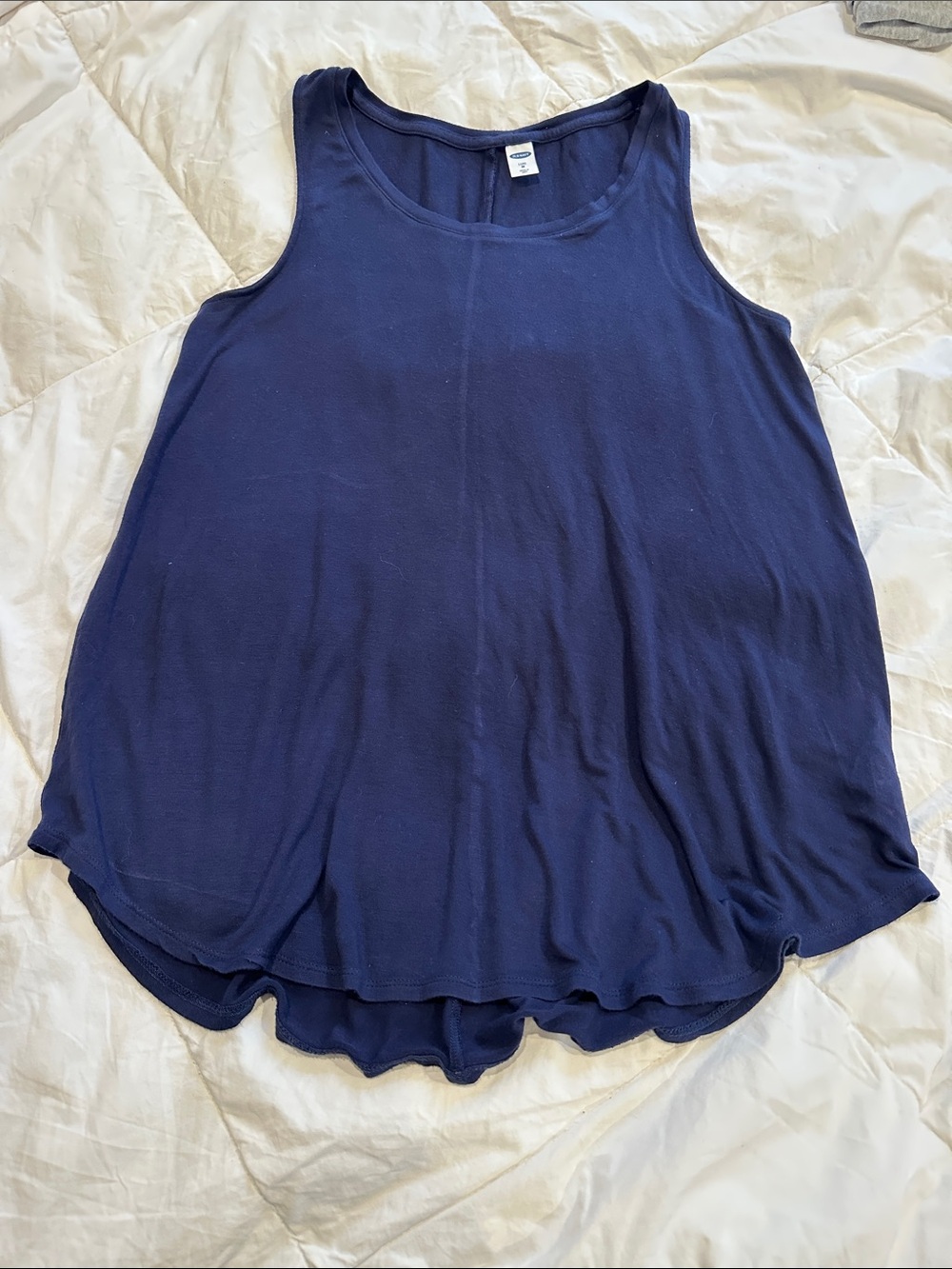 Old Navy Navy Blue Flowy Tank Top